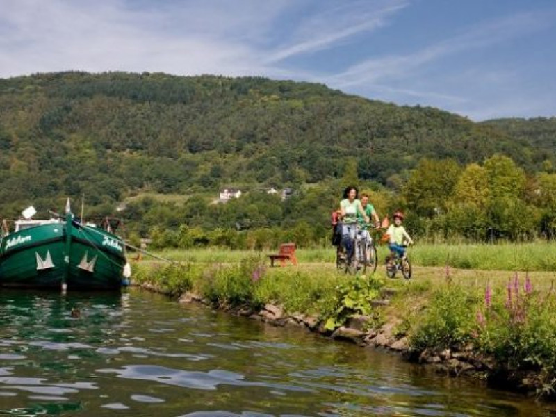 Fietsen langs de lahn