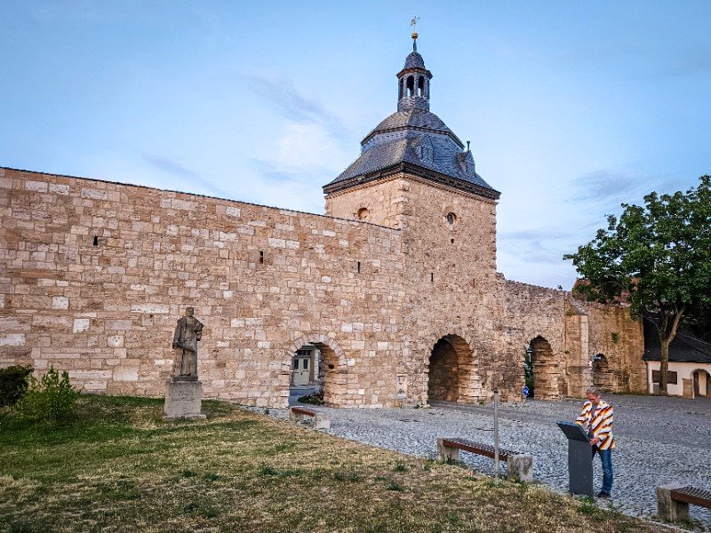 Patrick bij de Frauentor in Mühlhausen