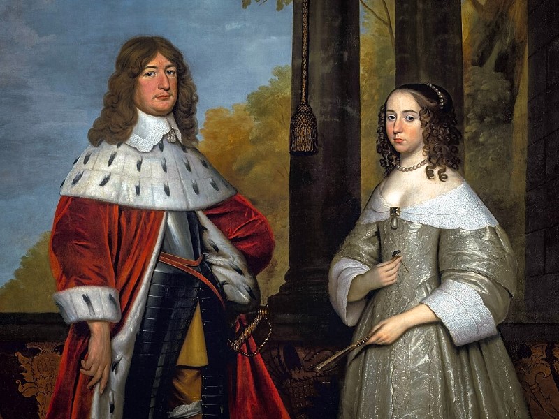 Keurvorst Frederik Willem I en zijn vrouw Louise Henriette van Oranje-Nassau