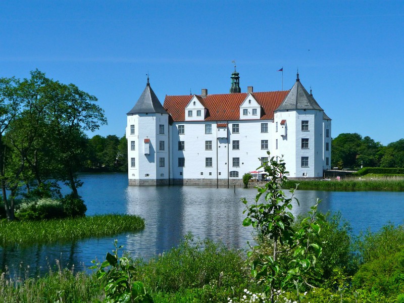 Het prachtige Glücksburg kasteel