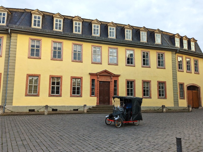 Het Goethe Haus waar Goethe gewoond heeft