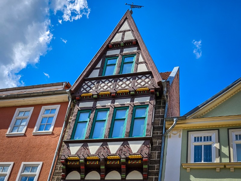 Het smalle huis van de Goudsmid op Steinstrasse 78