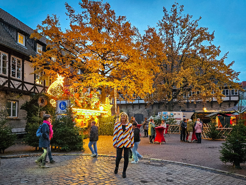 SAbine op de Finse kerstmarkt in Hannover