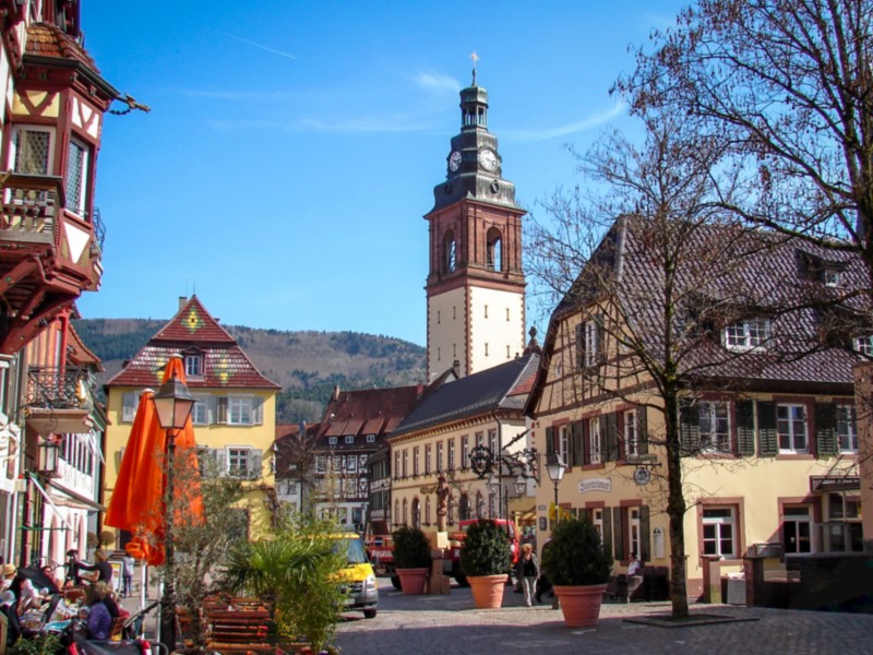 Het leuke stadje Haslach in het Kinzigtal