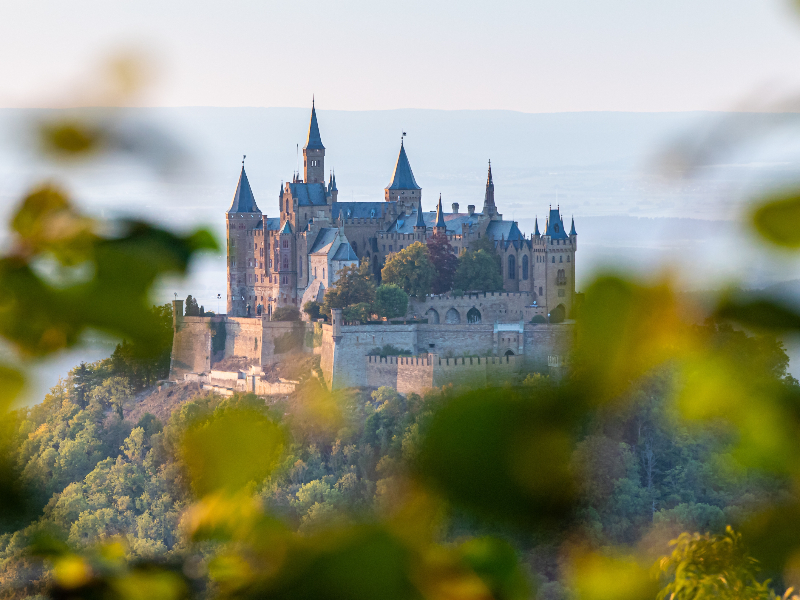 Kasteel Hohenzollern in de Schwabische Alb, een van de mooiste kastelen van Duitsland