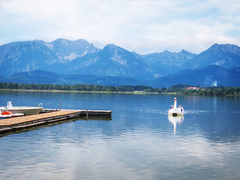 Huur een waterfiets op de Hopfensee