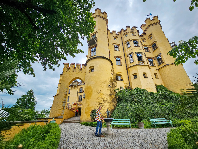 Patrick bij Slot Hohenschwangau