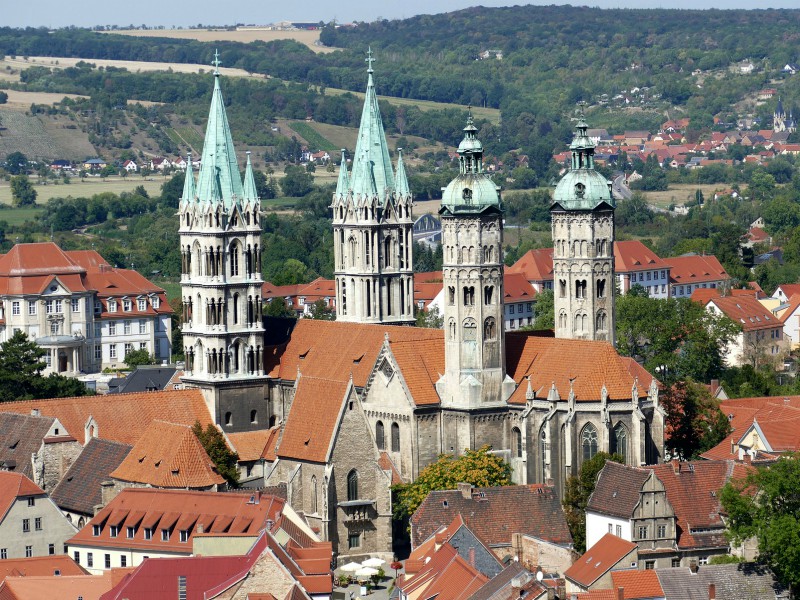 De prachtige kathedraal in Naumburg