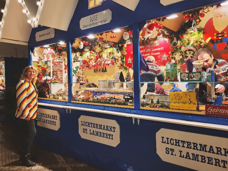 Kerstmarkt Münster bij de Lamberti kerk