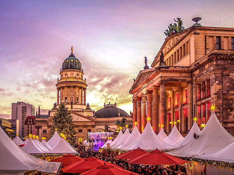 De kerstmarkt van Berlijn