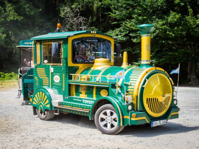 Het treintje van de Kleiner Arberseebahn