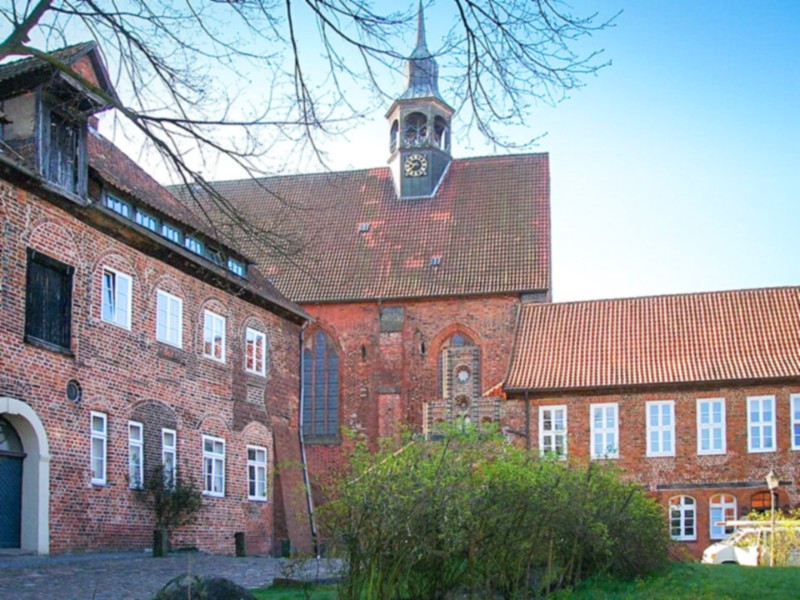 Klein stukje van de binnenplaats van Kloster Lüne