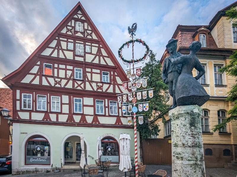 De Kornmarkt in Bad Windsheim