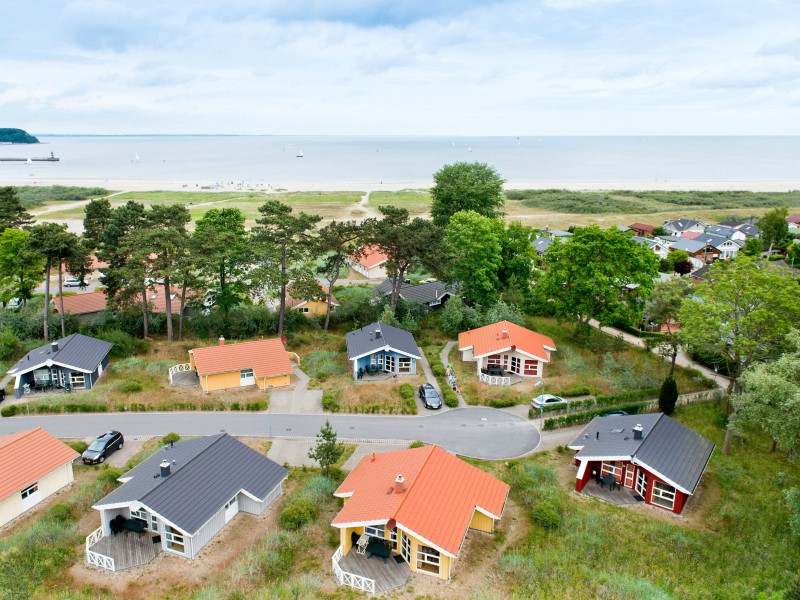 De Deense bungalows bij Landal Travemünde