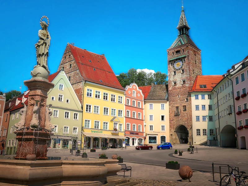 Landsberg am Lech, één van de stadjes aan de Romantische Strasse