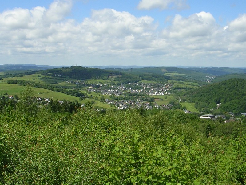 Het landschap van het Siegerland