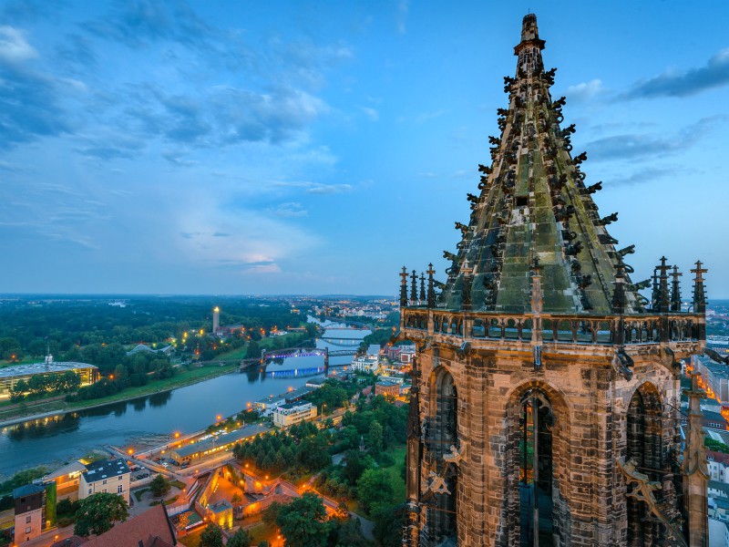 Maagdenburg ligt prachtig aan de Elbe