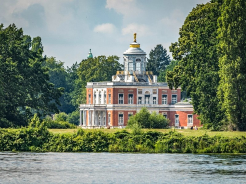 Het Marmerpaleis in de Neuer Garten