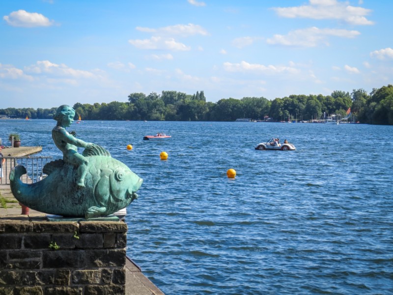 Maschsee, het grote meer in Hannover