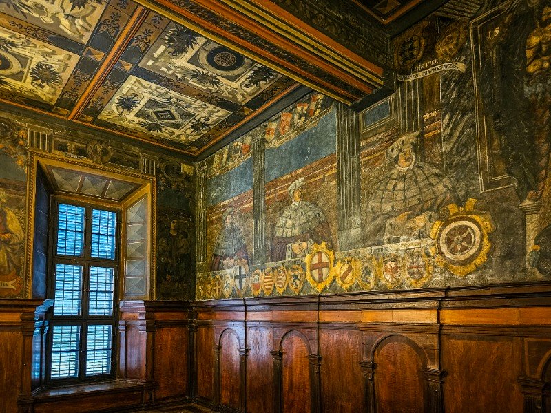 Muurschilderingen in de Raadkamer