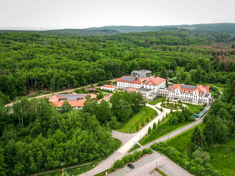 Het resort gelegen in de prachtige natuur!