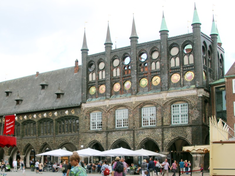 Nieuw Kamer gebouw van het Raadhuis van Lübeck