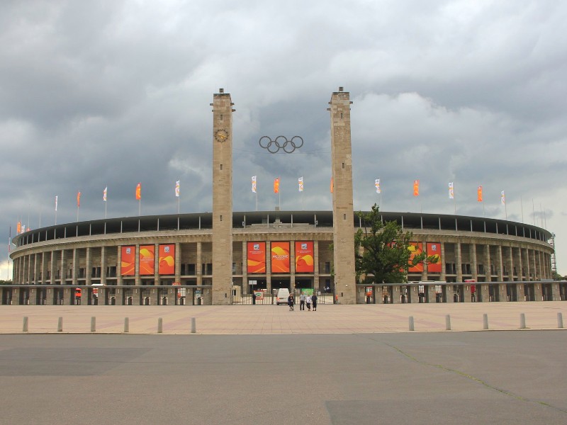 Het Olympiastadion in Berlijn