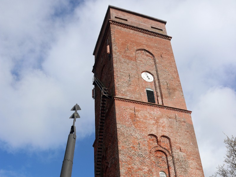 De oude vuurtoren van Borkum