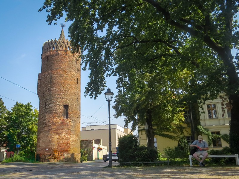 De Plauer Torturm in de Altstadt