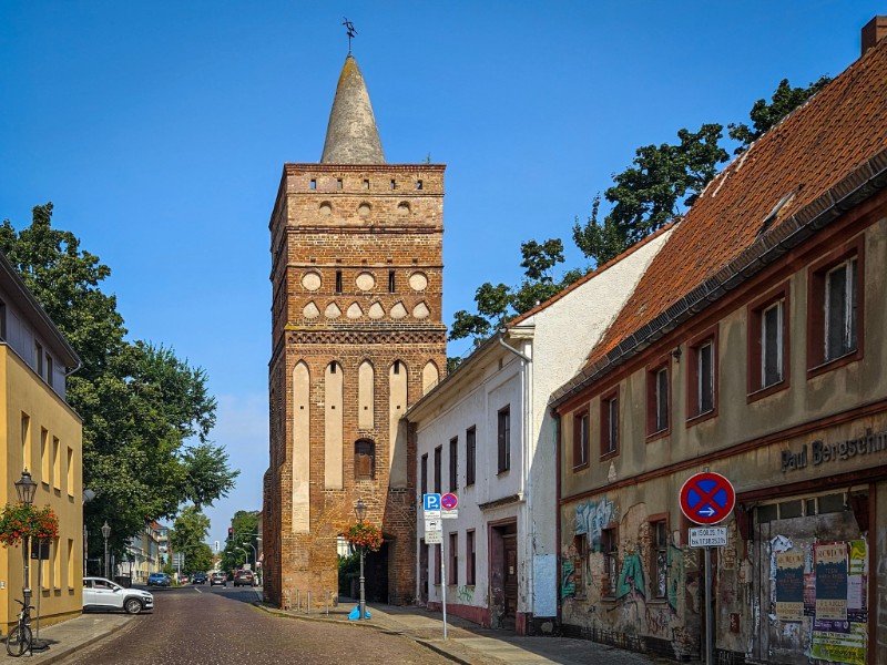 De Rathenower Torturm in de Altstadt