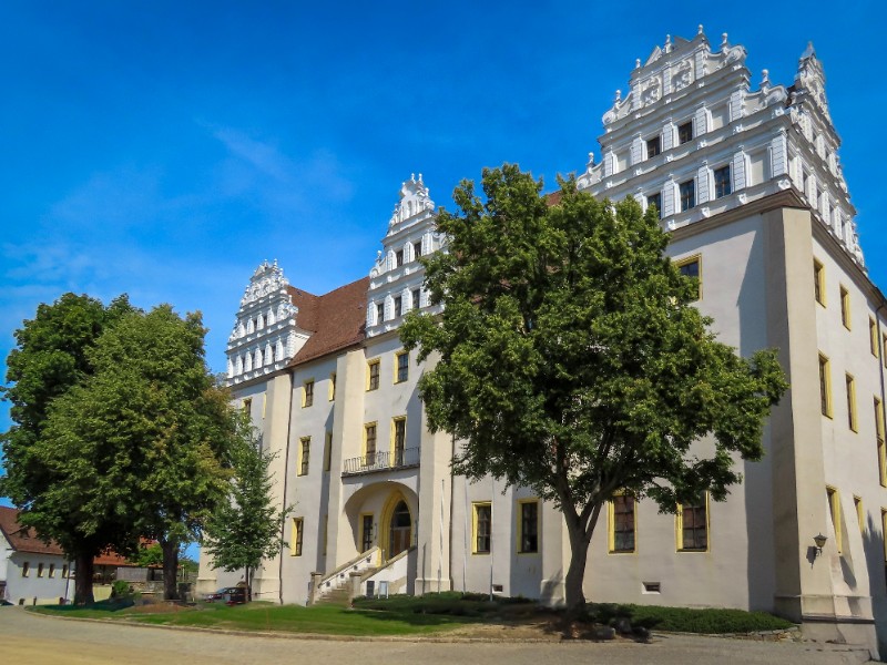 De Renaissancegevel van de Ortenburg