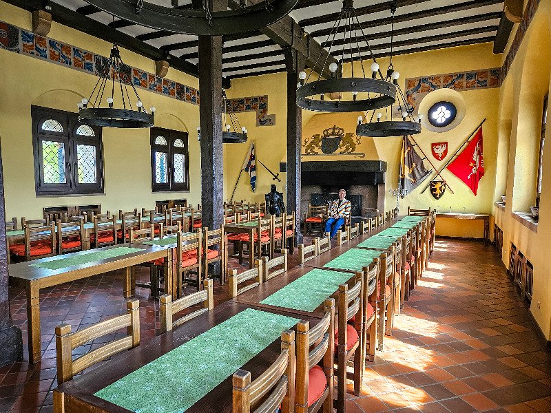 De ridderzaal bij Burg Nassau