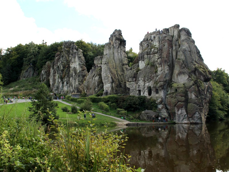 Bijzondere rotsformaties in het Teutoburgerwoud