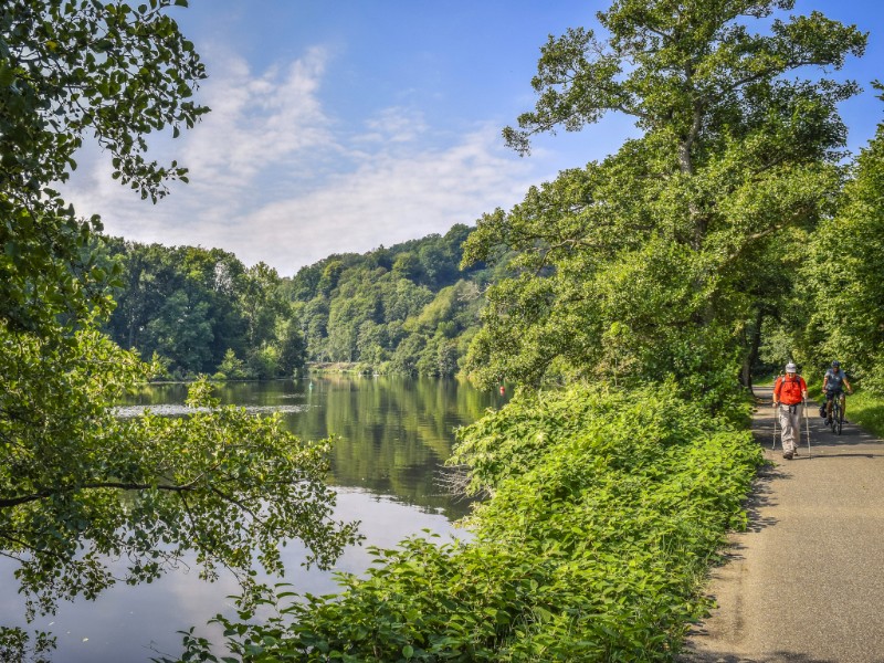 Fietsen en wandelen over de Ruhrtal Radweg
