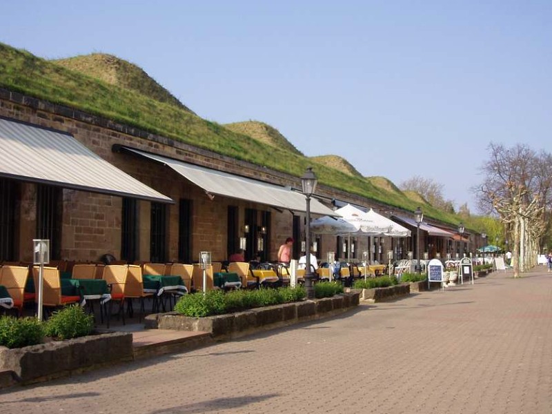 Restaurants in de vestingwerken van Saarlouis