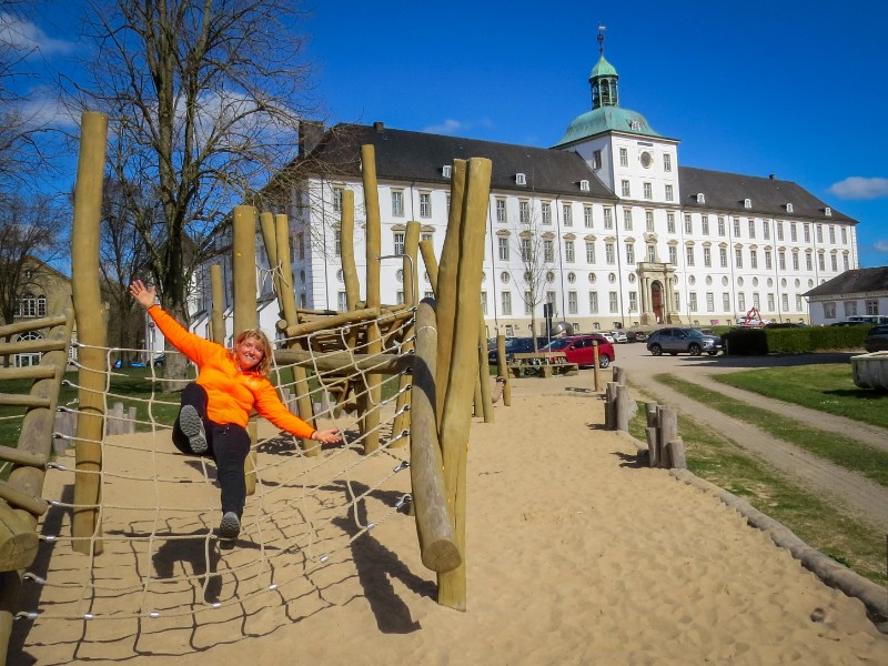 Sabine bij Slot Gottorf