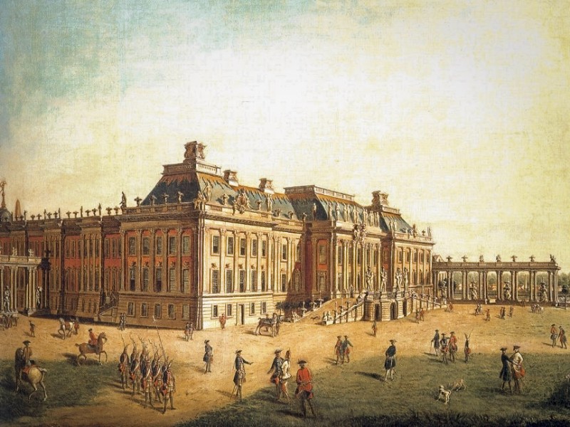 Schilderij van het Stadsslot van Potsdam in 1773