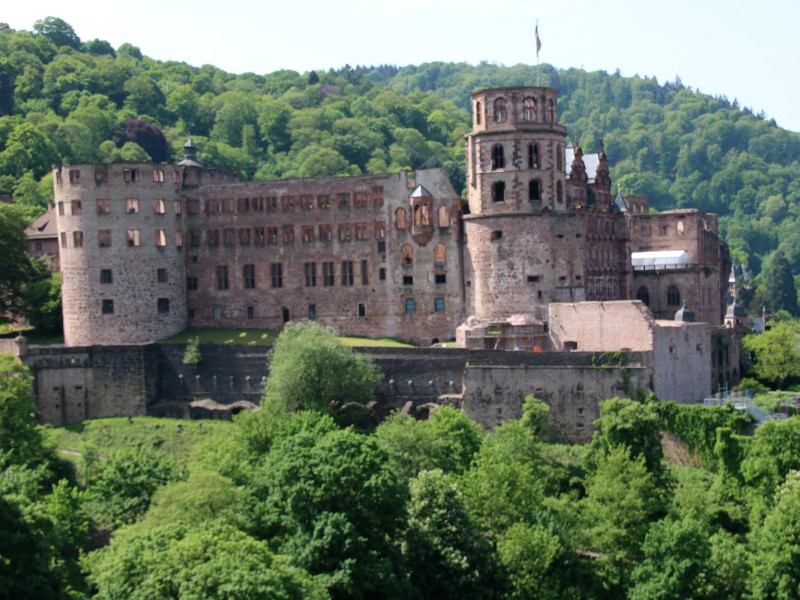 Het kasteel van Heidelberg in Baden-Württemberg