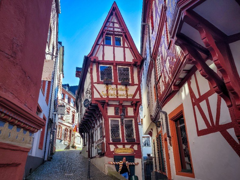 Het smalste huis van Duitsland staat in Bernkastel-Kues