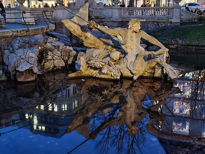 Tritonenbrunnen in Düsseldorf
