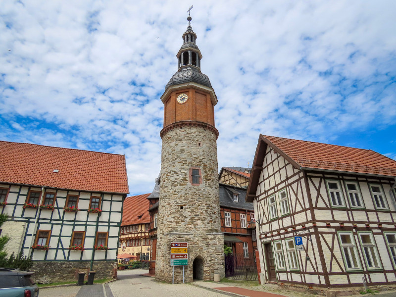 De Steigertor van Stolberg im Harz