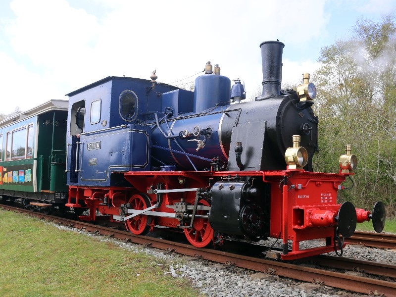 De stoomtrein op Borkum