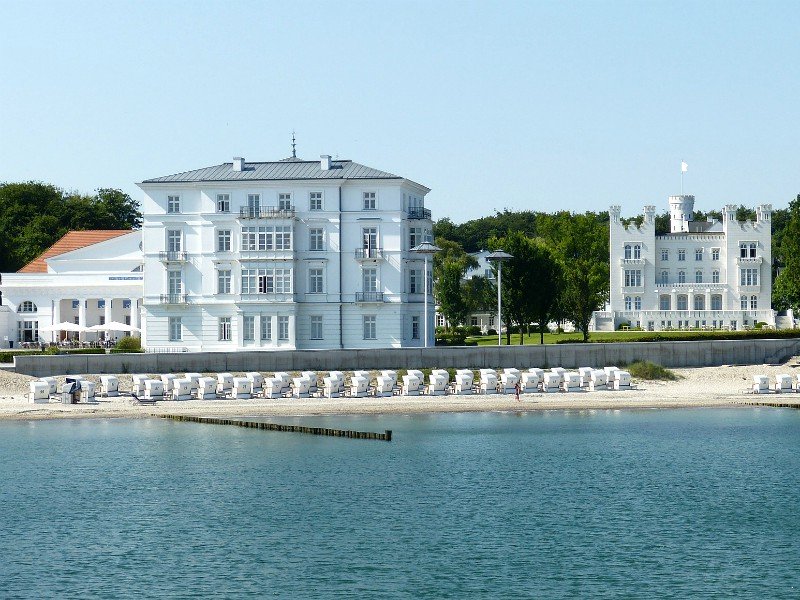 Het strand in Heiligenberg aan de Oostzee in Mecklenburg-Voor-Pommeren