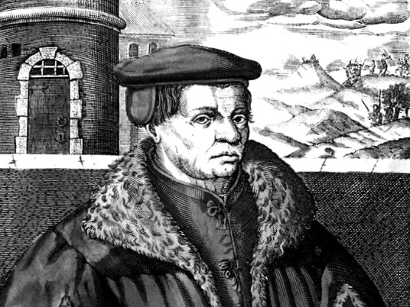 Gravure van Thomas Müntzer uit de 16e eeuw