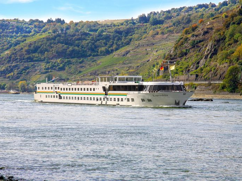 MS Esmeralda riviercruise in Duitsland