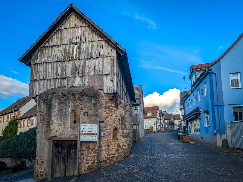 Deel van de voormalige Nieder- of Untertor in Steinau