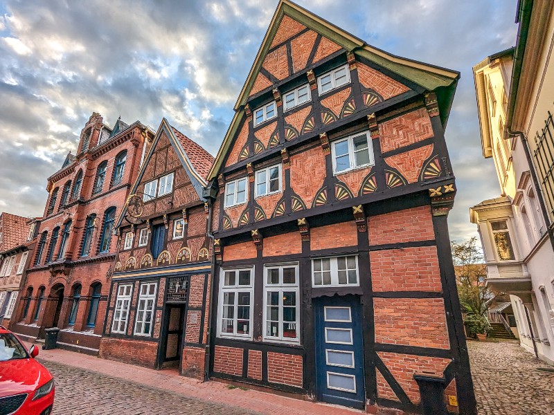 Mooie oude Vakwerkhuizen in Stade