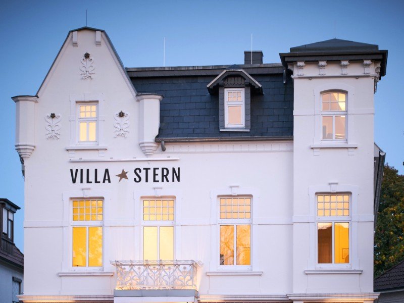 Hotel Villa Stern zit in een Jugendstil gebouw
