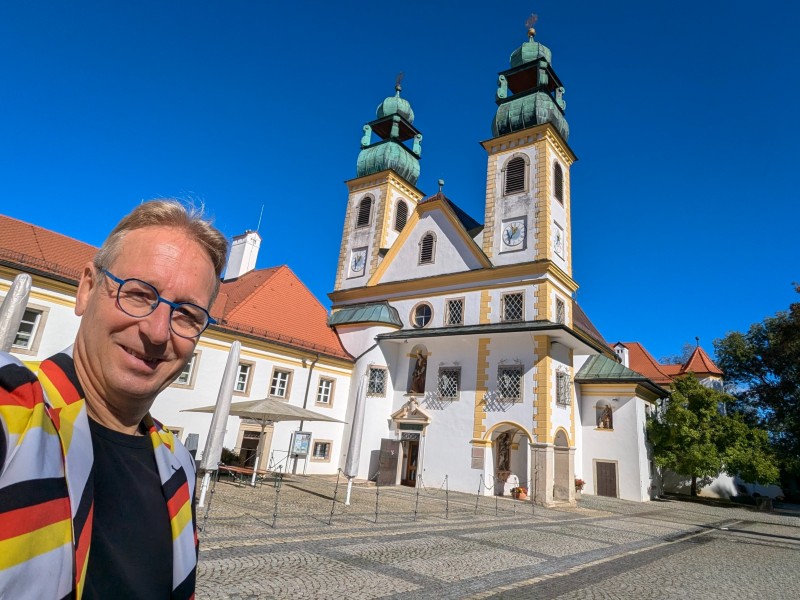 Patrick bij de Wallfahrtskirche Mariahilf