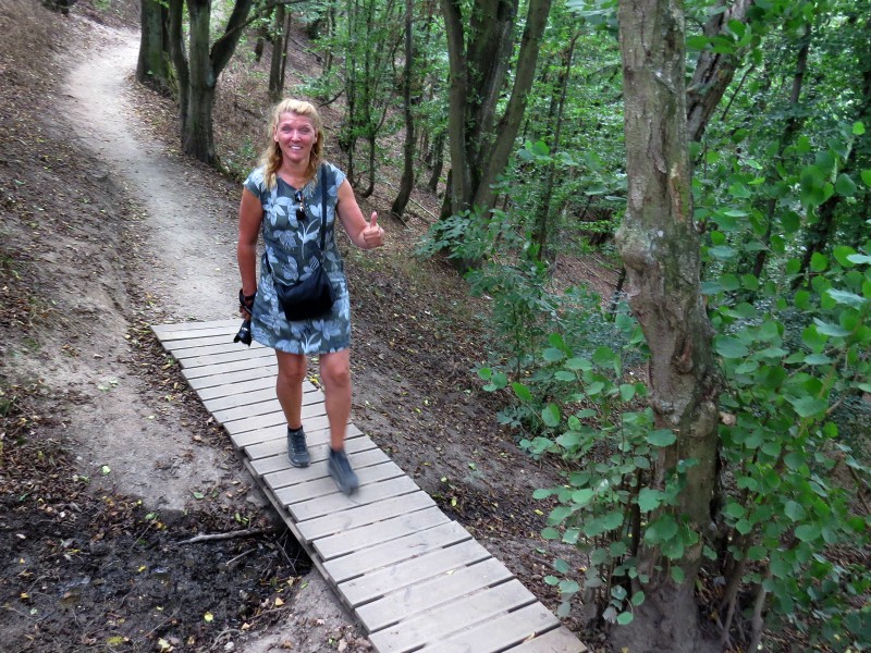 Mooie wandeling door de bossen vlakbij de Geierlay hangbrug